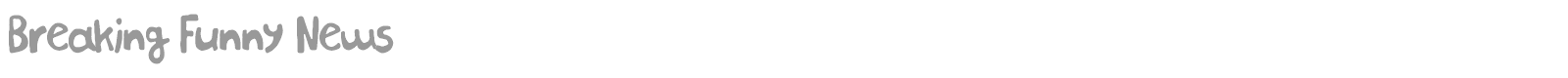Breaking Funny News font preview